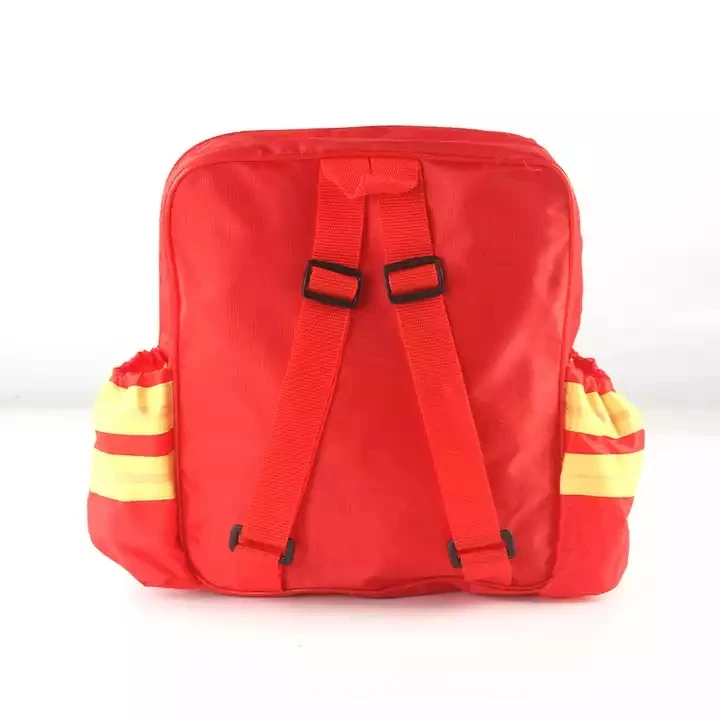 Educational Pretend Play Toys Roleplay Fireman Rich Accessories Simulated Audible Pager Extinguisher Fire Tool Kit Set Kids