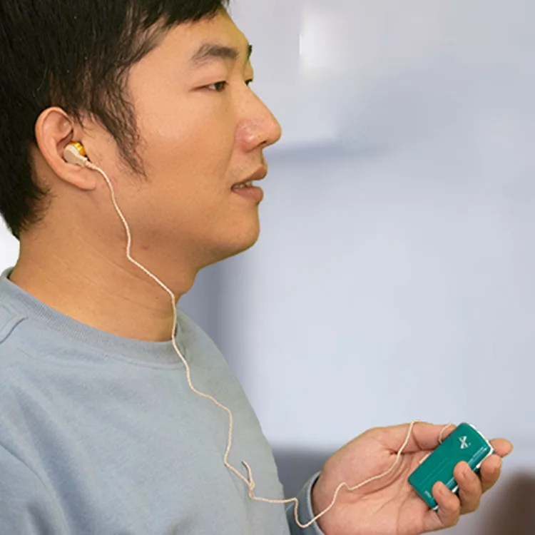 Pocket Aid earphone cord 7001-169 Earphone Cord 3-pin Y-shape 75cm for Body aid/pocket aid