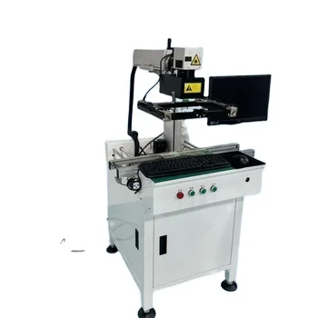 Online Desktop Visual Engraving Bar Code Qr Code for Automation SMT Production line PCB laser Marking machine