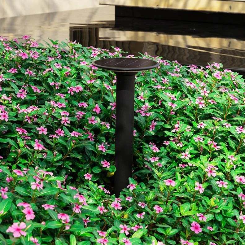 Пользовательский дешевый столбик теплый белый НЛО столбик Солнечный сад