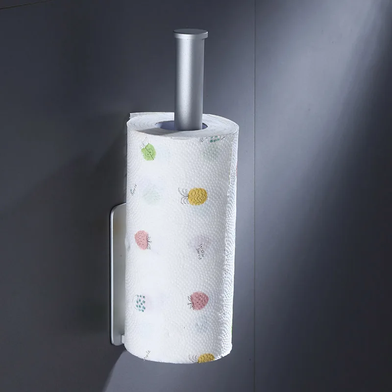 Self Adhesive Kitchen Towel Holder Under Cabinet Paper Towel Holder for Kitchen Paper Towel Roll Rack