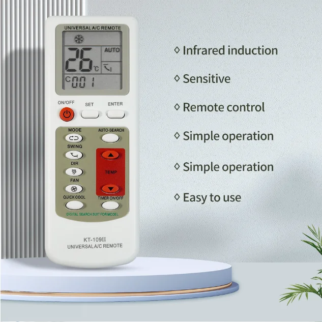 General air Conditioning Remote Control KT-109II air Conditioning Remote Control Heat