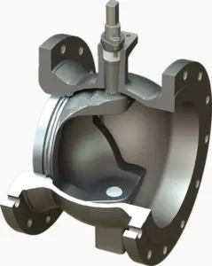 16inch v-port ball valve