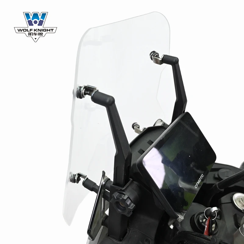 JICHELANG for Kove 525X Modification Windshield Motorcycle Handle Motorcycle Accessories Universal Windshield