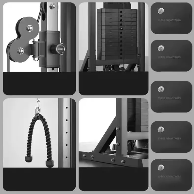High Quality Functional Trainer Cable Machine Gym Equipment Full Set Mutli Function Station