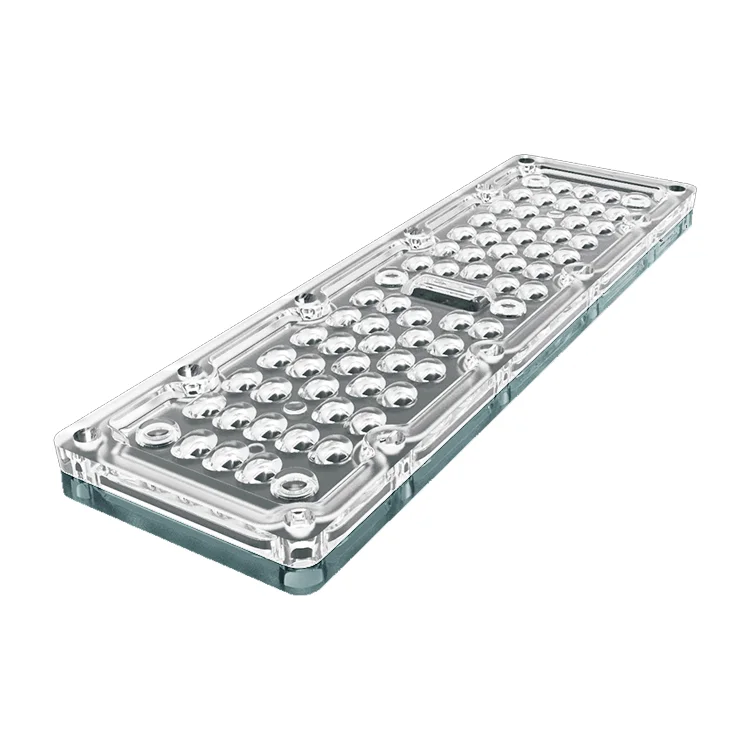 
Manufacturer Casting 235x70mm 3030 64in1 PC LED Optical Lens Array Muti-angle Street Light Flood light LED Lenses Multi-lens 