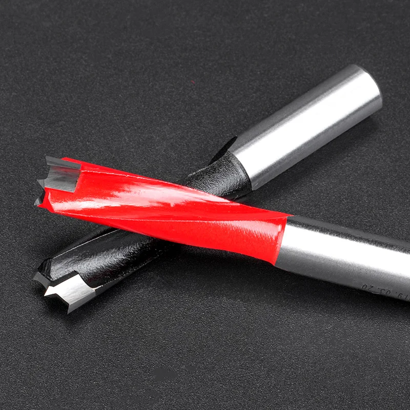 HUHAO High Quality TCT Dowel Drill Bit Woodworking Carbide Split Drill Bit 10mm Shank Drill Bit 5117
