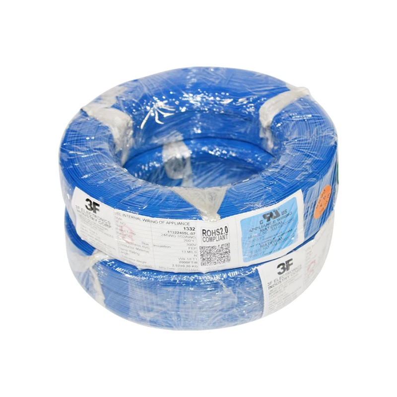 PTFE Cable 28AWG UL1180 Heating Resistant Electronic Instrument Wiring  UL1180 Electronic Wires High Temperature Heating Wire