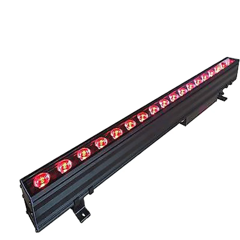 Светодиодный настенный светильник RGBW DMX512 36 Вт наружный Прямоугольный из закаленного стекла нержавеющей стали 3 года