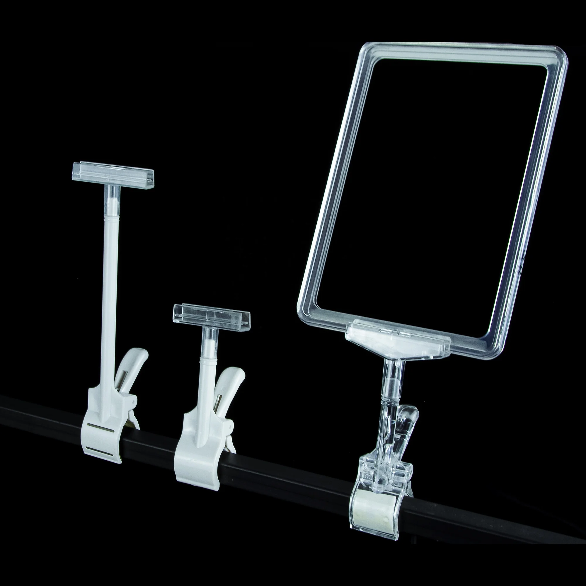 A4 POP porta precios Advertising Poster Stand Price Tag Display Frame Holder for Supermarket