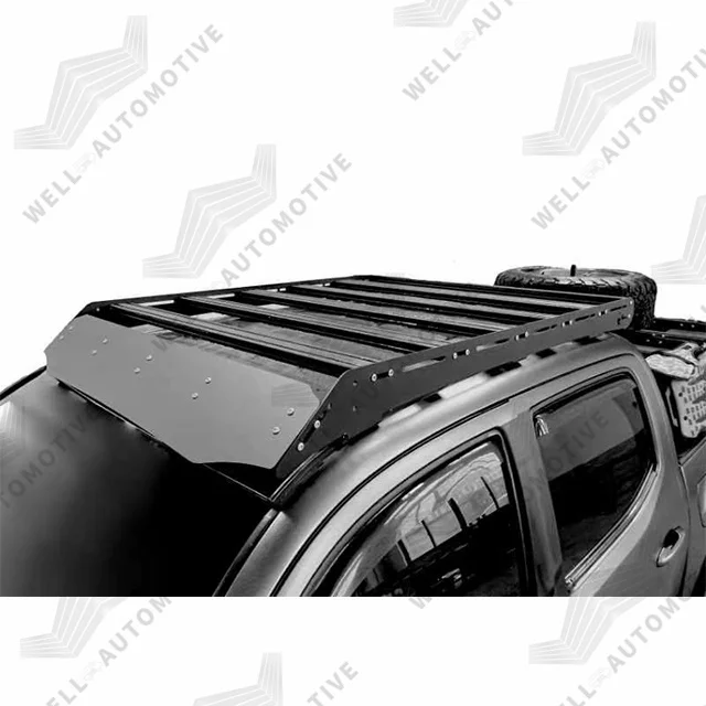 2023 новейшие 4X4 внедорожные части стальной багажник на крышу с поперечной рейкой для захвата послепродажного рынка черный багаж Tacoma 2016 (1600780417729)
