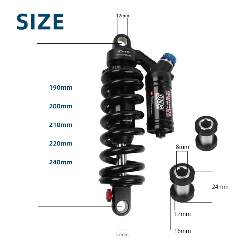 DNM/RCP-2S горный велосипед задний амортизатор 550 фунтов MTB мягкий Задний Аксессуары для велосипеда