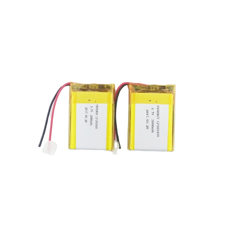 Pknergy Lithium Polymer Batteries Factory OEM Long Cycle Life 3.7v 103450 Li-polymer Rechargeable Battery with CB