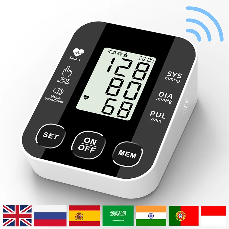 Manufacturer OEM Household Healthcare Medical Tensiometer Sphygmomanometer Digital Blood Pressure Monitor Arm Type BP Machine