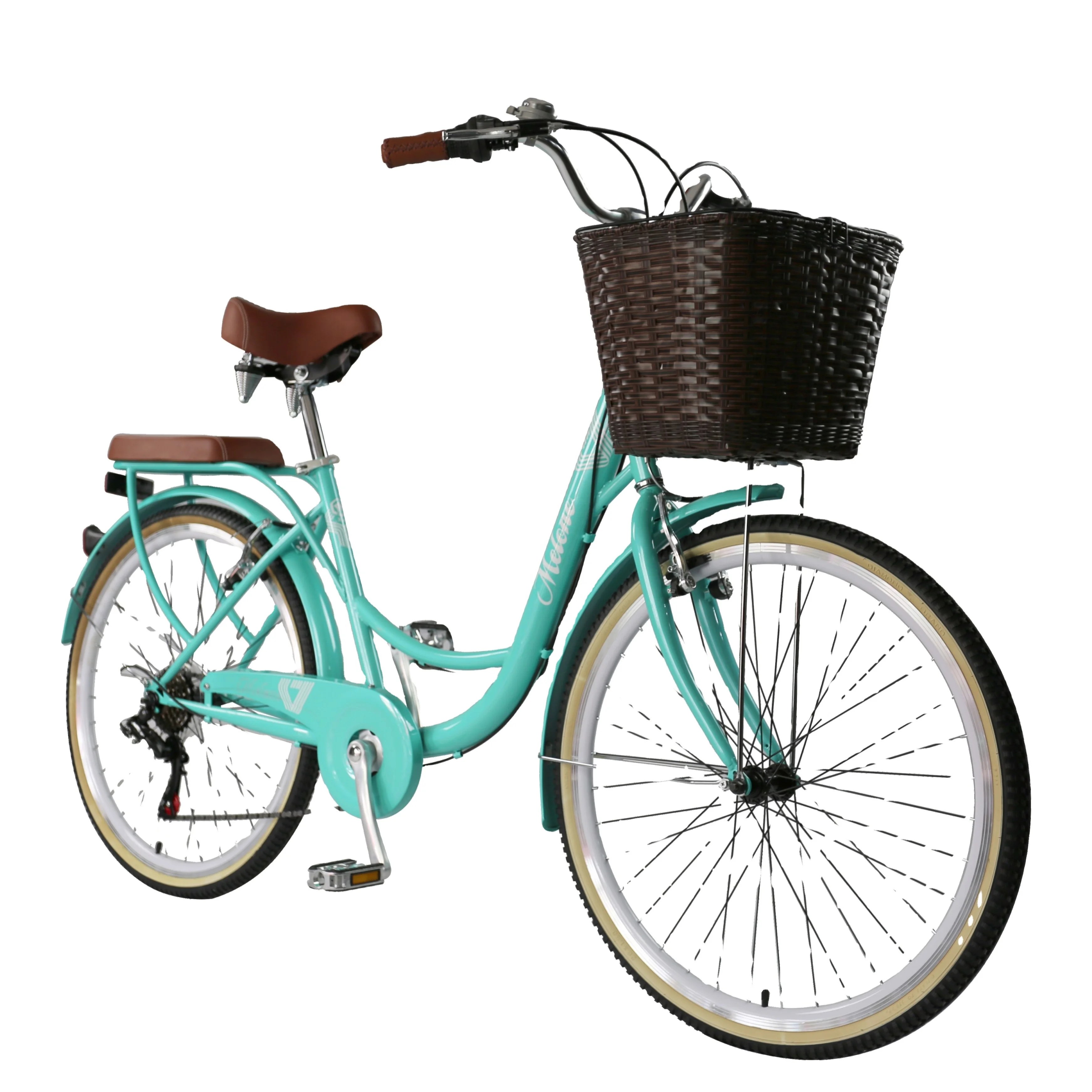 
City leisure lady bicycle 26 inch iron frame Shimano transmission 