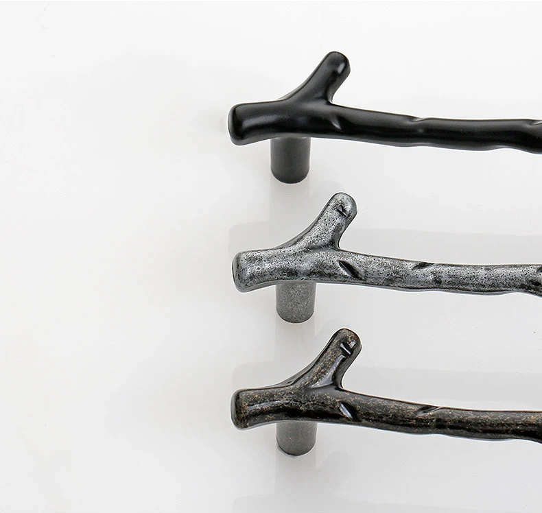 RHETECH China Cabinet Handles Manufacturers Hot Selling Modern Wardrobe Handles Knurled Bedroom Dresser Cabinet Handles