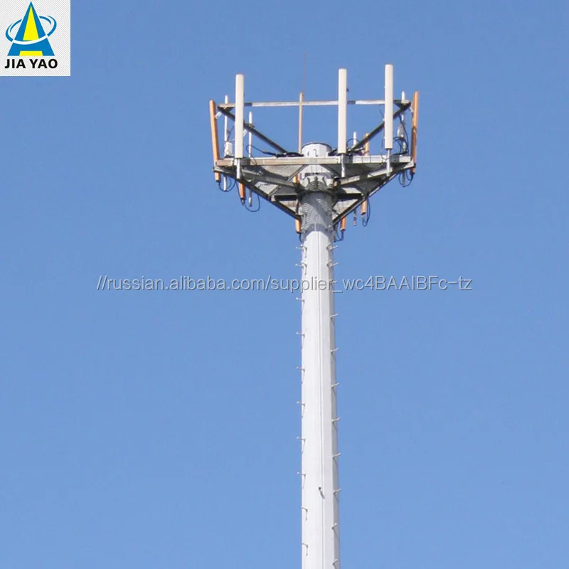 OEM антенна 30 м самоподдерживающаяся мачта Wifi башня Телеком цена поддерживается стальная ячейка 40 монопольная