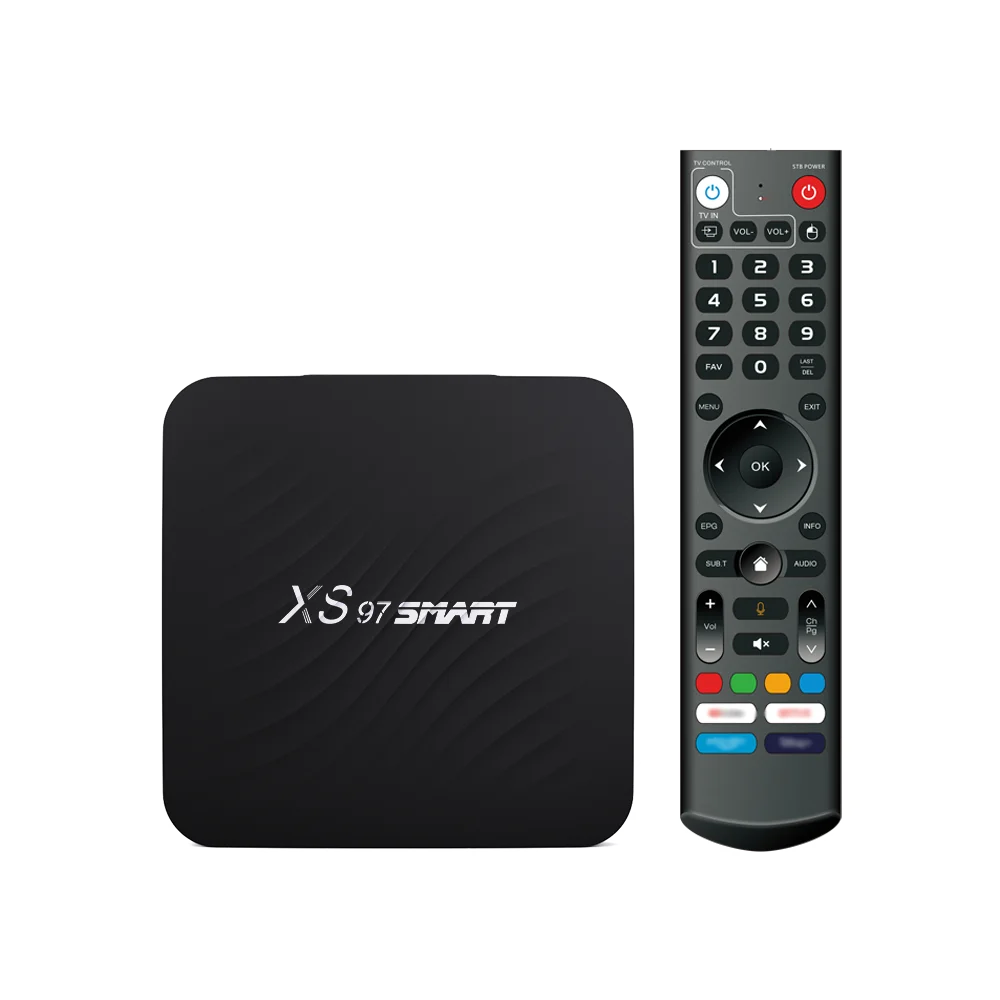 XS97 SMART Brand New set top box 4+32GB Amlogic S905Y4 dual WI-FI android 11 AV1 4k+ iptv smart box