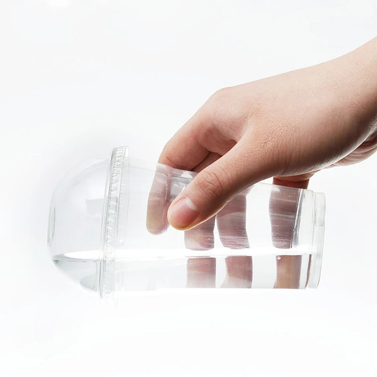 
85 mm Clear Plastic Biodegradable Plastic Car Sauce Holder Plastic Cup With Tea Infuser Cup Rhineston Cup 