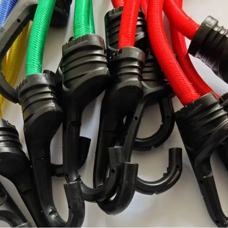 Cross Border 10 Piece Luggage Rope Set Electric Car Strapping Rope Ball Rope Rubber Latex Bungee Cord