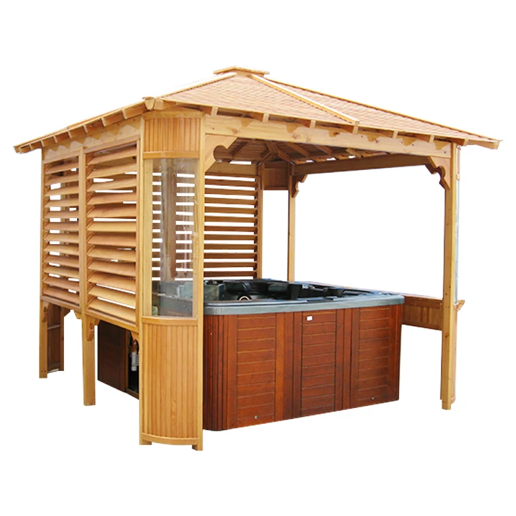 New Design Canopy & Gazebo & Pergola Garden Wooden Gazebo Outdoor Waterproof For Sale Patio Tent With Factory Price
