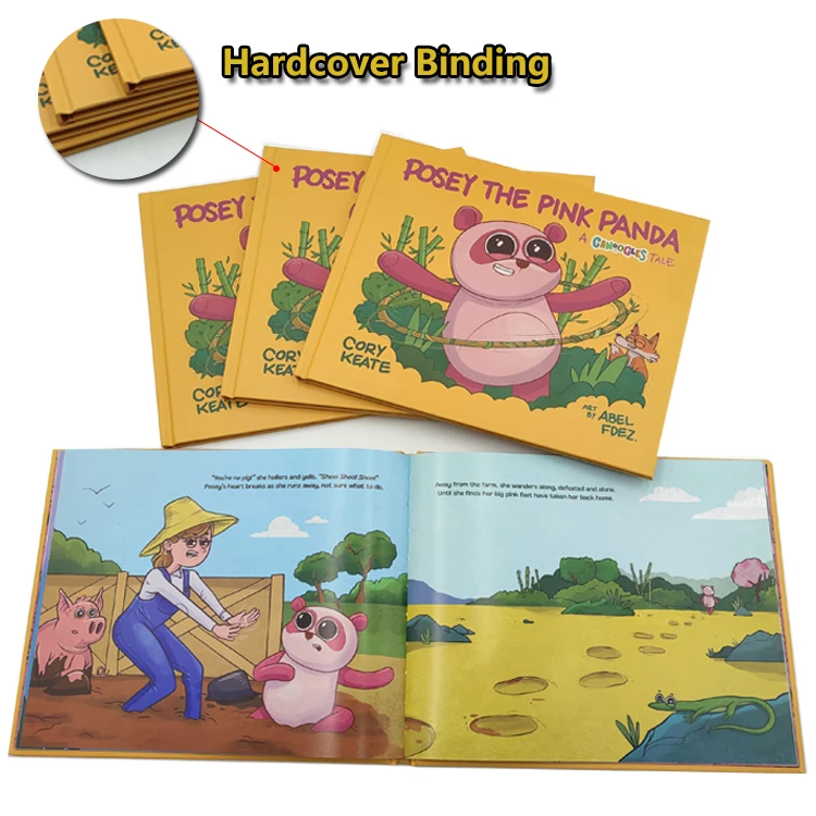 China Printer Custom Hardcover Story Picture Libro For Kids Livro Binding English Children Book Printing