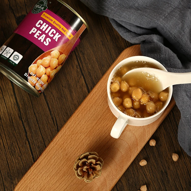 Organic Bulk sale canned chick peas canned garbanzo beans protein garbanzo