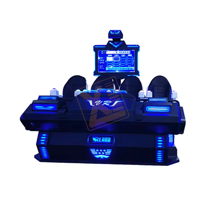 VR Game Machine 5D Cinema VR Equipment For 4 Players Virtual Reality Machine