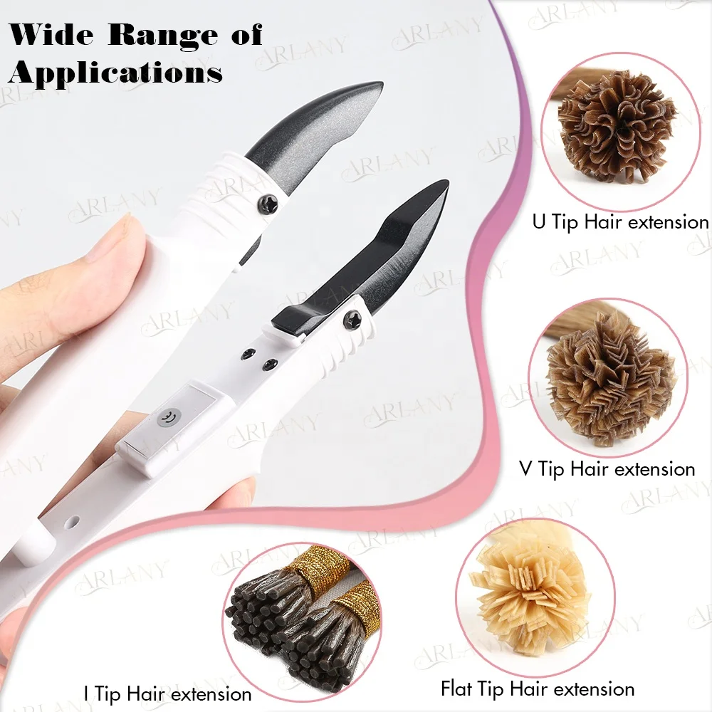 Keratin Bond Heat Tool Ultrasonic Hair Extension Machine Hair Heat Wand Iron Connector Applicator Hot Melt Glue Machine
