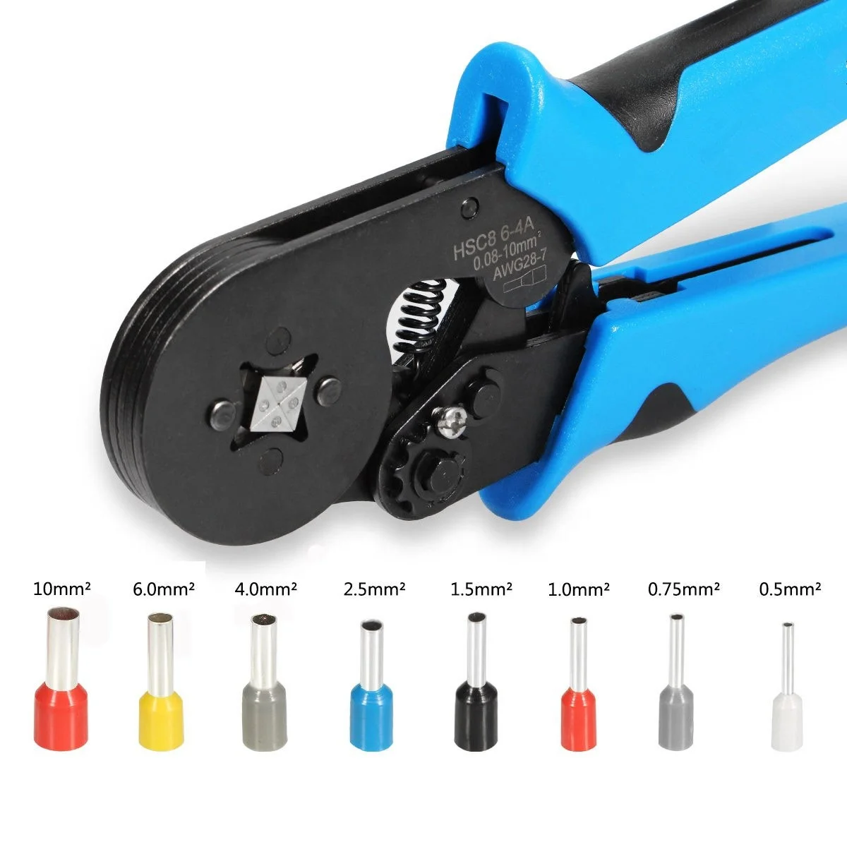 Wire stripper Crimper plier cable crimping tools set with 1200 pcs wire terminals