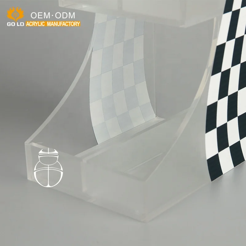 Factory Wholesale Custom Crystal Clear A4 E-cigarette Acrylic Display Stand