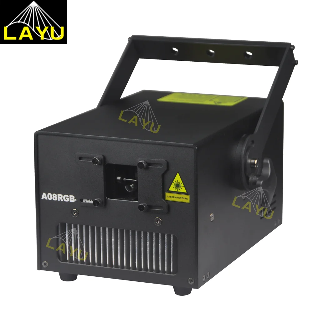 Outdoor Laser 8W RGB Animation Laser Light Ilda DJ Laser Stage Lighting Lasershow