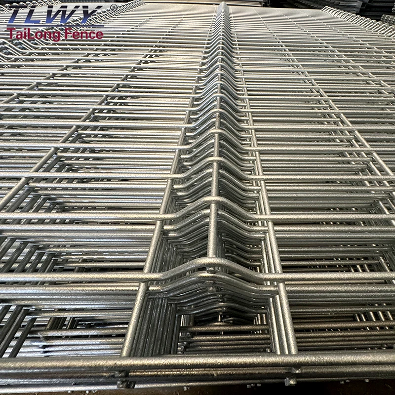 Black Green Pvc Coated 3D Curved Arc Welded Wire Mesh Panel 3D Fence with Peach Post