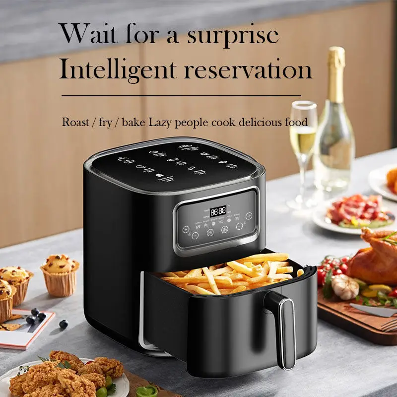 15L Kitchen Appliances Visible Window Air Fryer Oven Air Fryer Convection Oven Stainless Steel Electric Healthy Smart Air Fryers