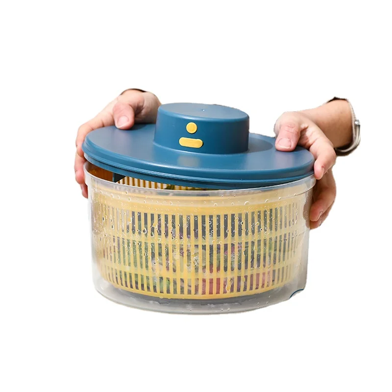 New Design Electric Vegetable Spin Dryer, Hot Sale Mini Salad Spinner