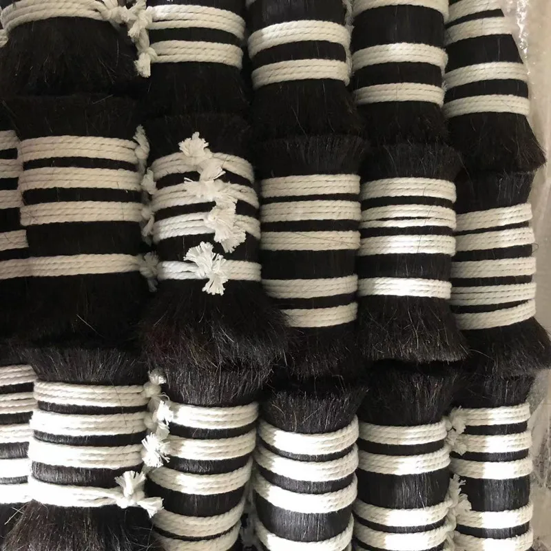 Horse mane all kinds of raw materials suppliers, 100% real horse tail hairs