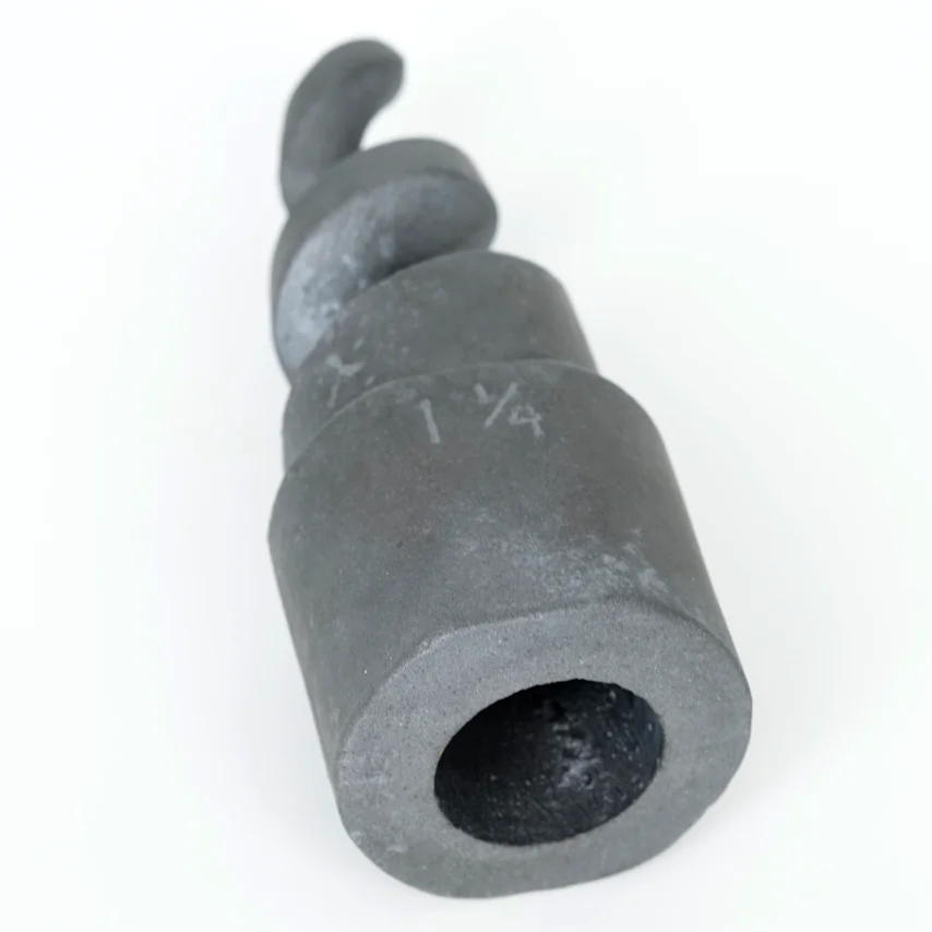 Ceramics Refractory Material Reaction Bonded Silicon Carbide Spiral Nozzle SiC Nozzle For Kiln