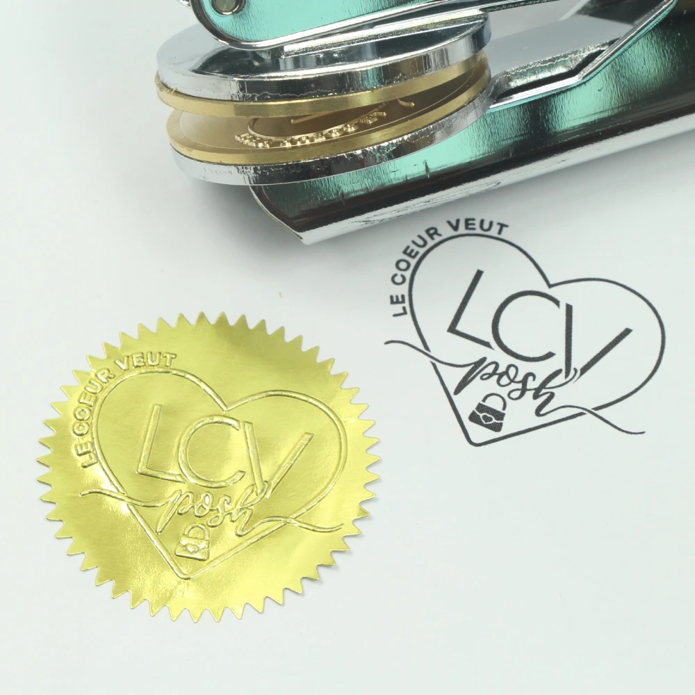 Custom Hand Embosser Seal Stamp Your Own Design Custom Personalized Picture Logo Letter Embosser Seal Name Wedding Invitation