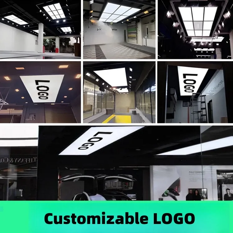 Super bright mounted six side hexagon ceiling light for warehouse workshop gym car care wash room  Factory Price