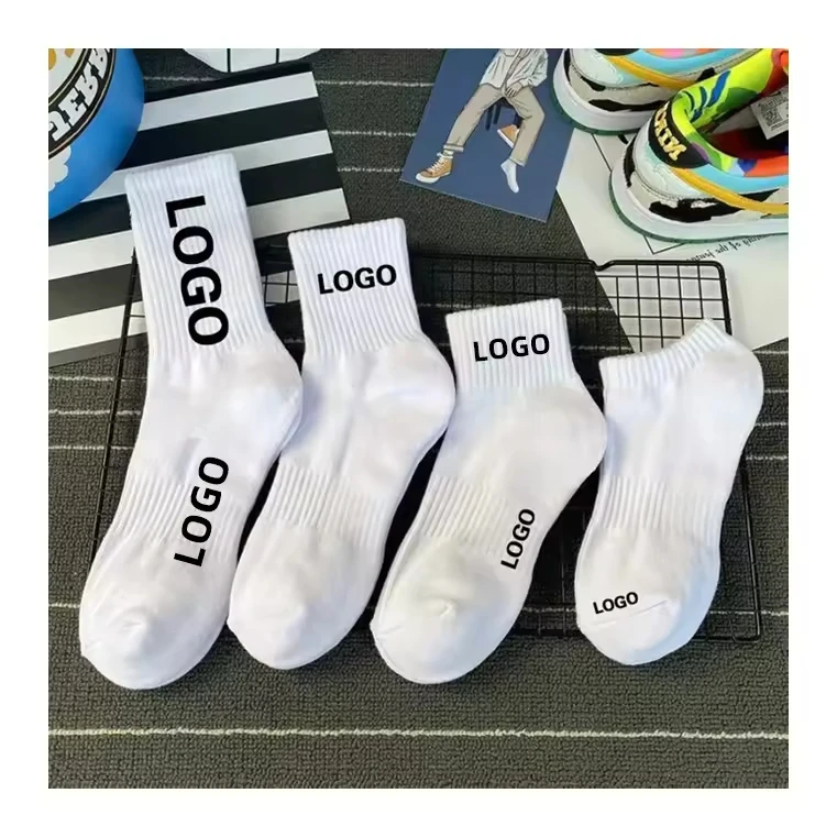 free sample wholesale skate crew sports socks casual cotton socks embroidery men logo custom socks