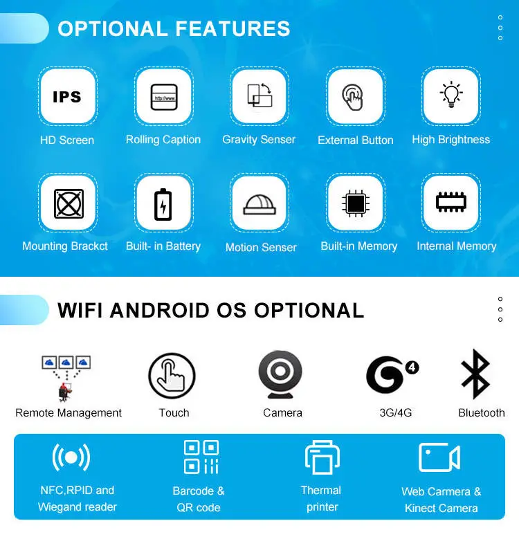 21 5 Дюймов поезд телевидения ТВ ЖК Ресторан шельфа реклама рамки доска с Тотем видео