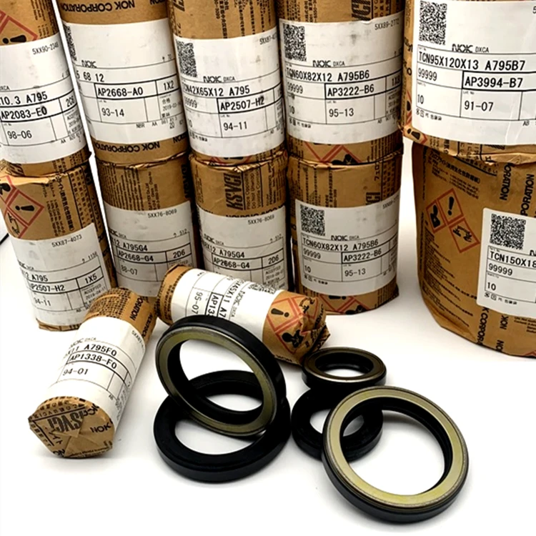 High Pressure N0K SOG TCV TCN Oilseal Double Lips with Single Spring Hydraulic Oil Pump NBR FKM Oil Seal