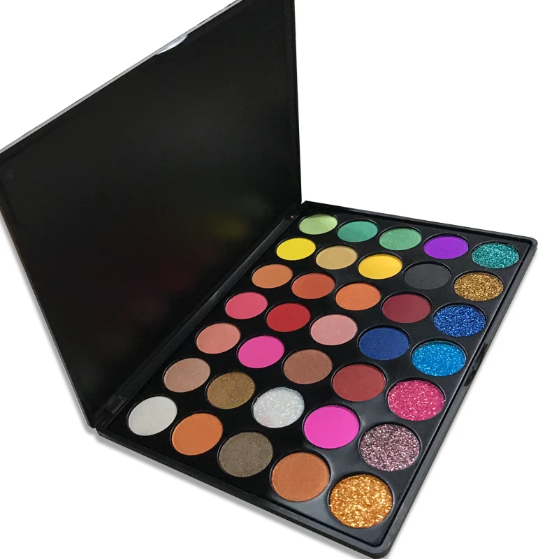 Wholesale  35 Colors  makeup palette mica sombras eye shadow palette eyeshadow pigments