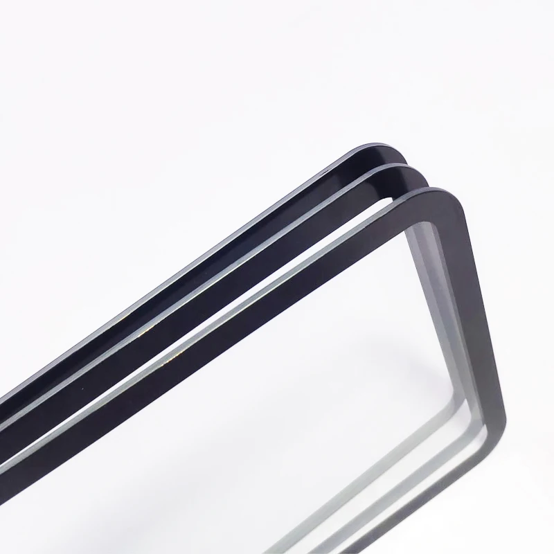 China  factory supply 2mm 3mm 4mm 5mm CNC grilling edges toughened silk screen printed glass panels