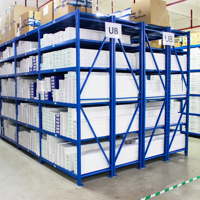 Wholesale Price Large Areas Racks Steel Shelving Warehouse Racking System Storage Light Duty Shelf