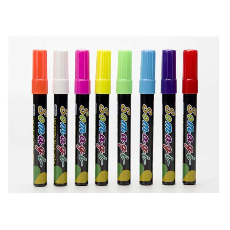 Стеклянный рекламный щит для рисования 8 цветов