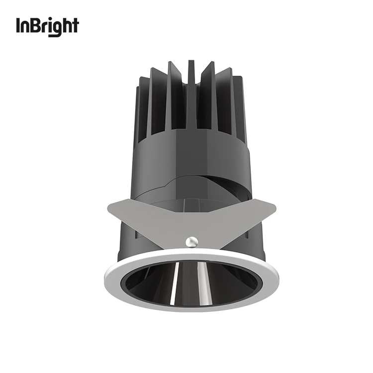Indoor Ceiling Light Recessed Down Light 8W 18W 25W Anti Glare IP65 Waterproof LED Adjustable Moving Head Downlight