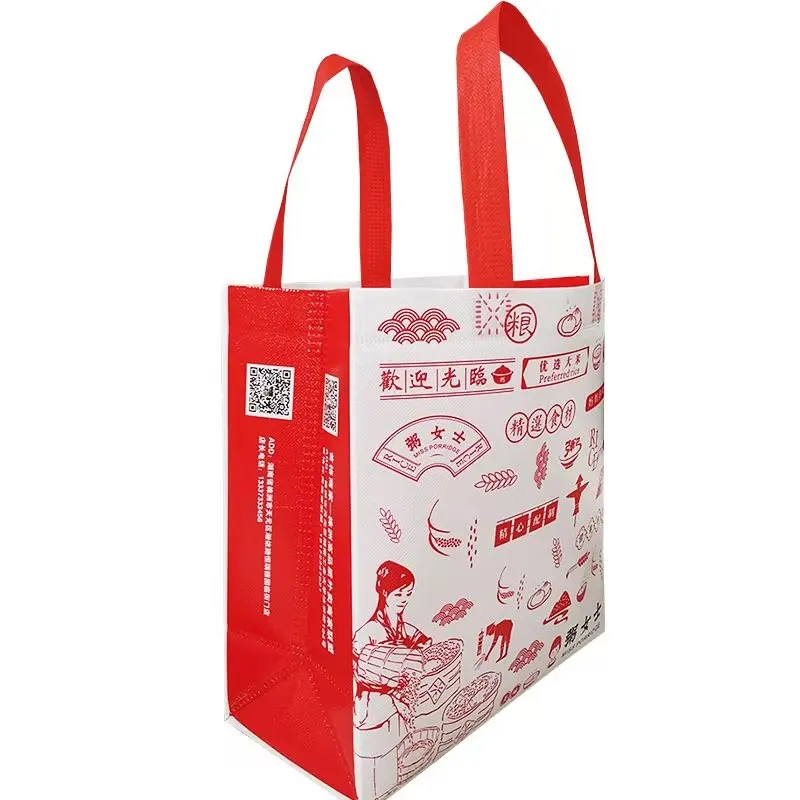  Promotional Various Durable Using Takeout Bag Non Woven Takeaway