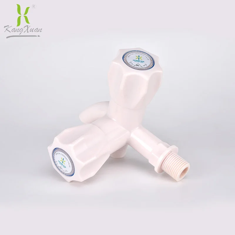 3 way ABS plastic bibcock water tap for mop pond, washing machine, swimming pool