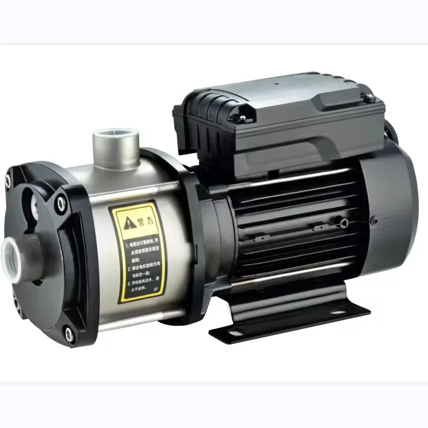 CHM heat water booster horizontal  multistage bomba stainless steel impeller higher pressure centrifugal pump